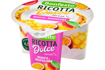 <span>Рикотта</span><br> <span>с наполнителем</span><br> <span>«Манго-Маракуйя»</span>